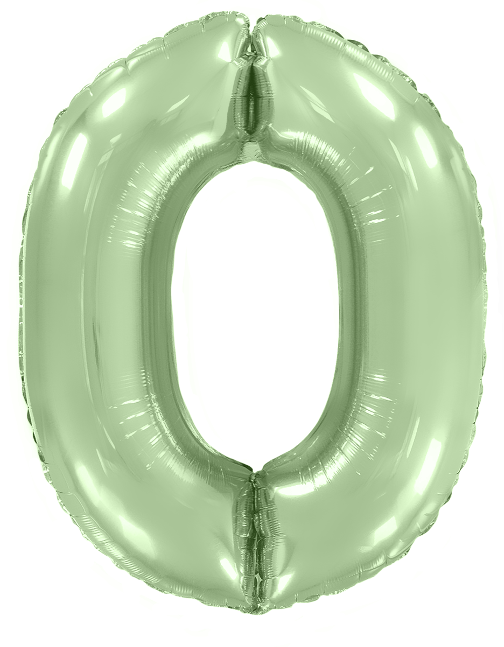 FM Шар 40'' / 102 см "Цифра 0" Мятный Макарунс (БГ-60) 