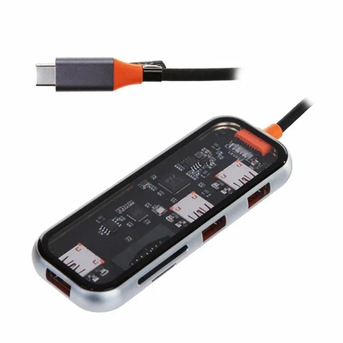 USB-C Hub для MacBook 5-в-1, Wiwu CB005