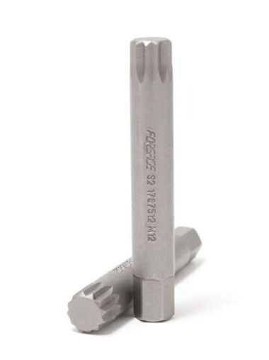 Бита 12-лучевая SPLINE M14х75мм, 10мм (10шт/уп) Forsage F-1787514