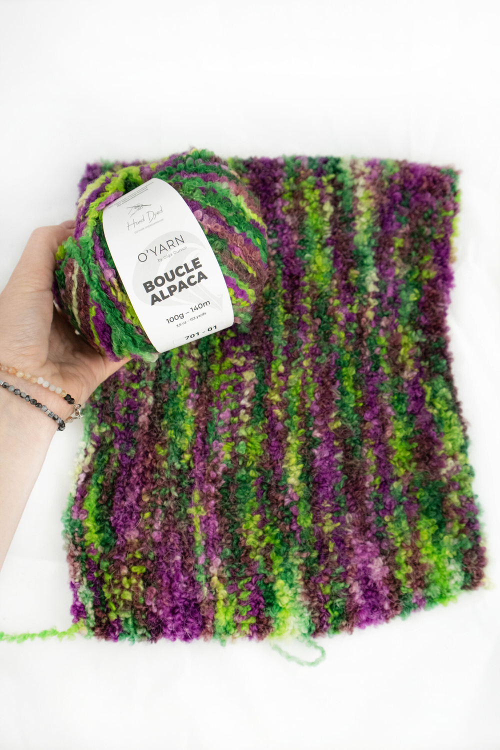 Пряжа O'Yarn BOUCLE ALPACA, 100г