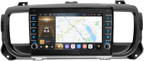 Магнитола для Peugeot Traveller/Expert, Citroen SpaceTourer/Jumpy, Opel Zafira Life/Vivaro - Kuberg OL-9934 (кнопки и крутилки), Android 12, Быстрая, CarPlay, 4G SIM-слот