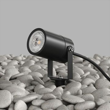 Грунтовый светильник 1*GU10 IP65 DK9800-BK чёрный Moss Denkirs