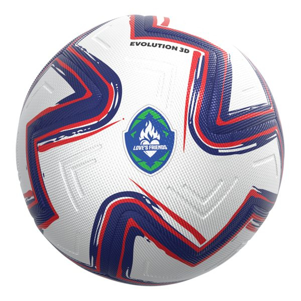 Мяч футбольный Primera Vagner Love Vektor Elite — White/Blue/Red
