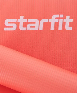 Коврик для йоги и фитнеса Starfit FM-301, NBR, 183x61x1,5 см, коралловый