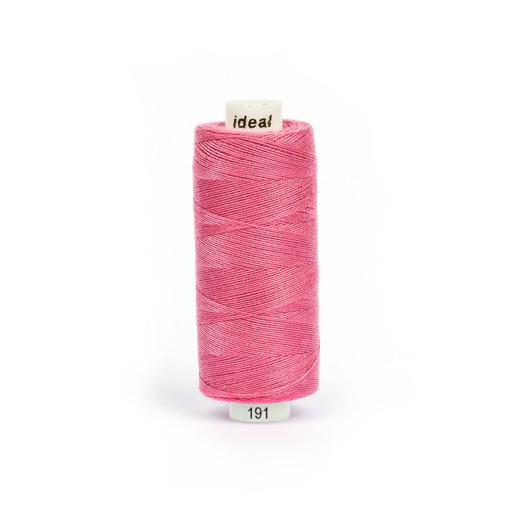 Нитки швейные бытовые Ideal 40/2, 366 м / 10 кат., 191 розовый