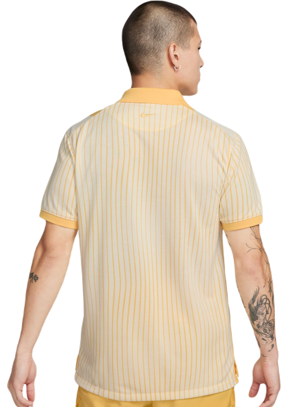 Мужское теннисное поло Nike Polo Dri-Fit Heritage Print - topaz gold