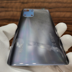Крышка для Redmi Note 10 Pro - оригинальная задняя стеклянная панель (Тёмно - серого цвета)