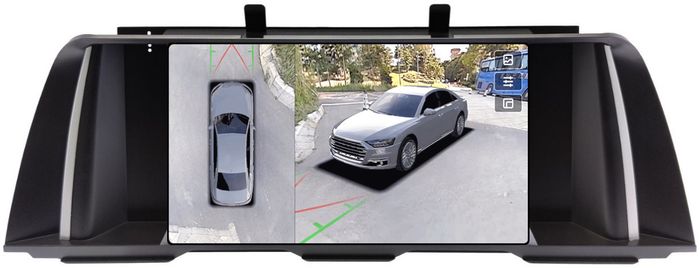 Магнитола для BMW 5-серия F10 2012-2016 NBT - Teyes CC3-2K-360 на Android 10, Быстрая, 2K QLED, CarPlay, 4G SIM-слот, 4 камеры в комплекте