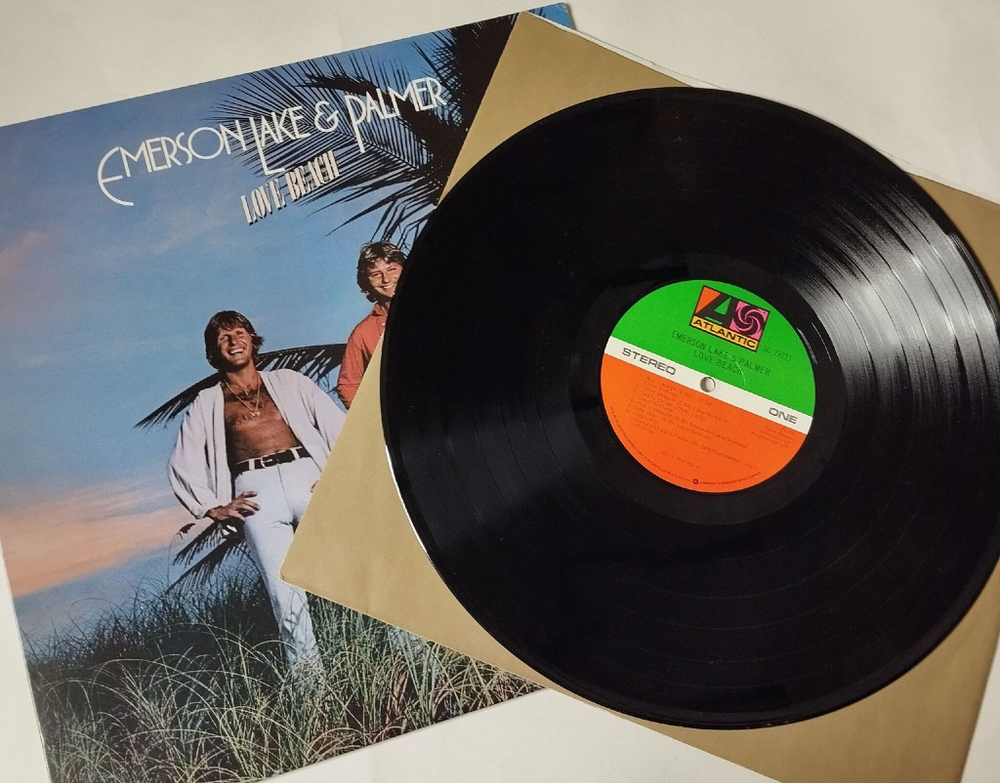 Винтажная виниловая пластинка LP Emerson, Lake and Palmer Love Beach (USA 1978) Taste Of My Love