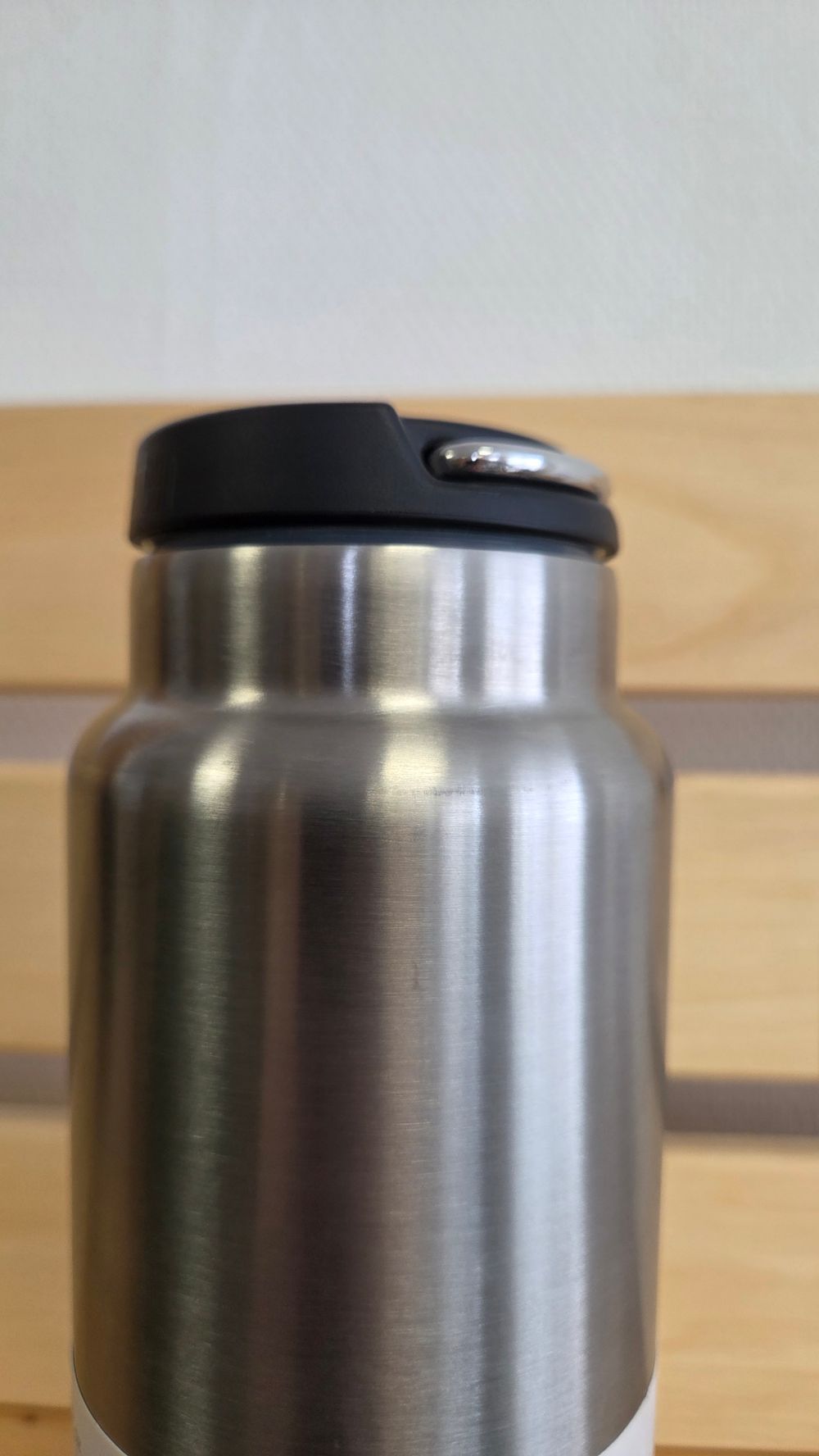 Термобутылка Klean Kanteen TKWide Loop Cap 32oz (946 мл) Brushed Stainless (потертости)