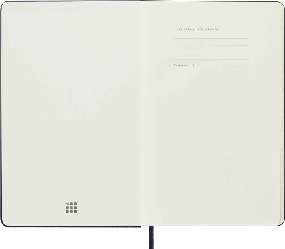 Еженедельник Moleskine Classic WKNT (DHB2012WN3) 13х21см твердая обложка синий сапфир