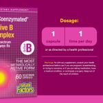 Natural Factors, BioCoenzymated®, комплекс активных витаминов группы B, 60 вегетарианских капсул