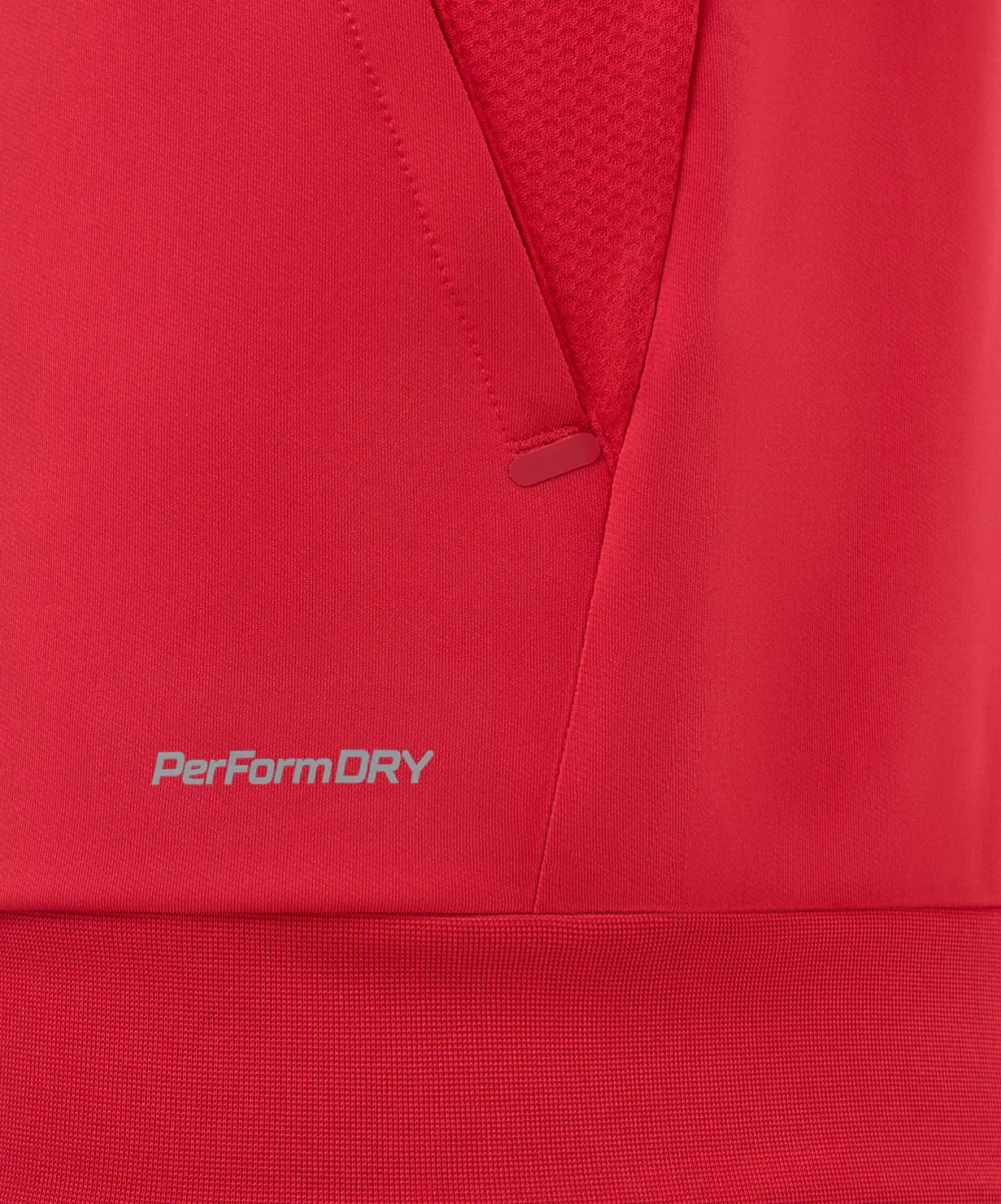 Джемпер тренировочный на молнии JÖGEL PREMIER PerFormDRY Training FZ Jacket, красный