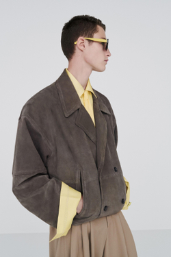 ZARA X BAISI GUADAGNINO КОНТРАСТНЫЕ ОВАЛЬНЫЕ СОЛНЦЕЗАЩИТНЫЕ ОЧКИ, ЖЕЛТЫЙ
