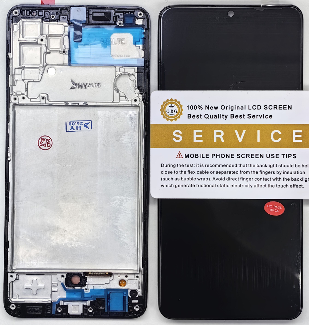 Дисплей Samsung A32 4G/ A325F; HD+; Яркость 400+; Рама; бренд QPS (incell)
