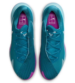 Мужские кроссовки теннисные Nike Air Zoom Vapor Cage 4 Rafa Clay - green abyss/white-vivid purple
