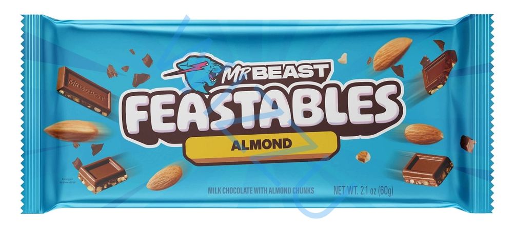 Шоколад Mr.Beast молочный Миндаль 60г