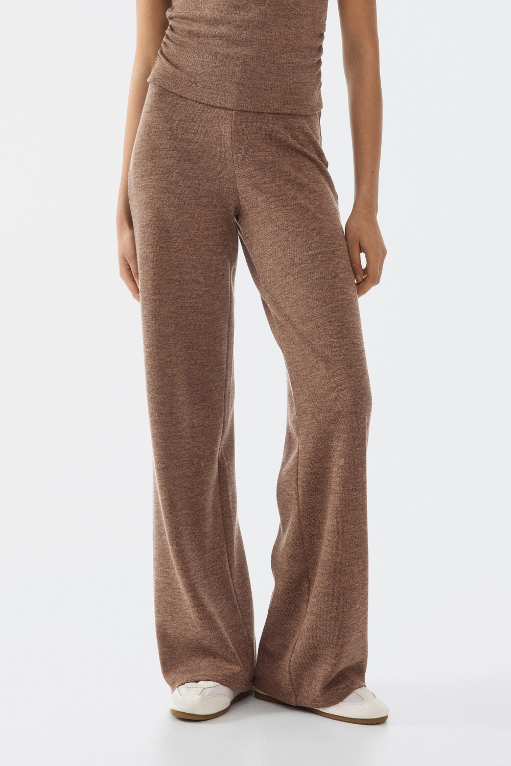 Брюки из джерси с прямыми штанинами - H&M