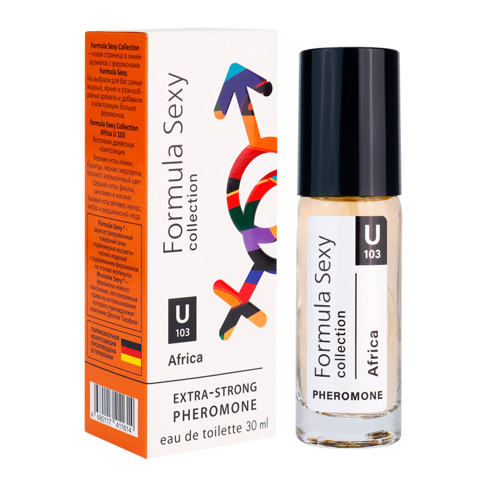 Вода туалетная c феромонами Formula Sexy Africa U103 (Формула Секси Африка U103) – 30ml