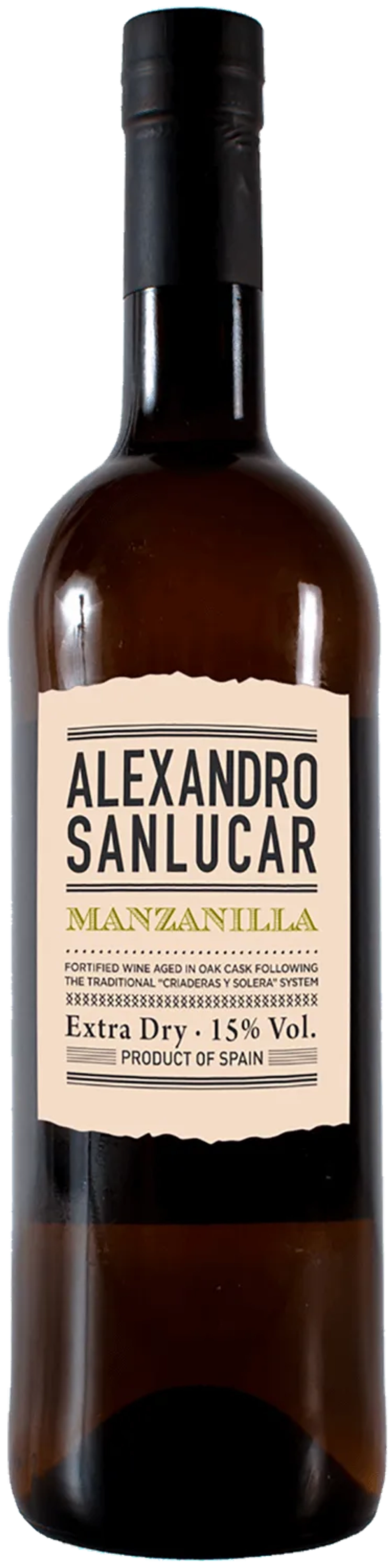 Херес Alexandro Sanlucar Manzanilla, 0,75 л