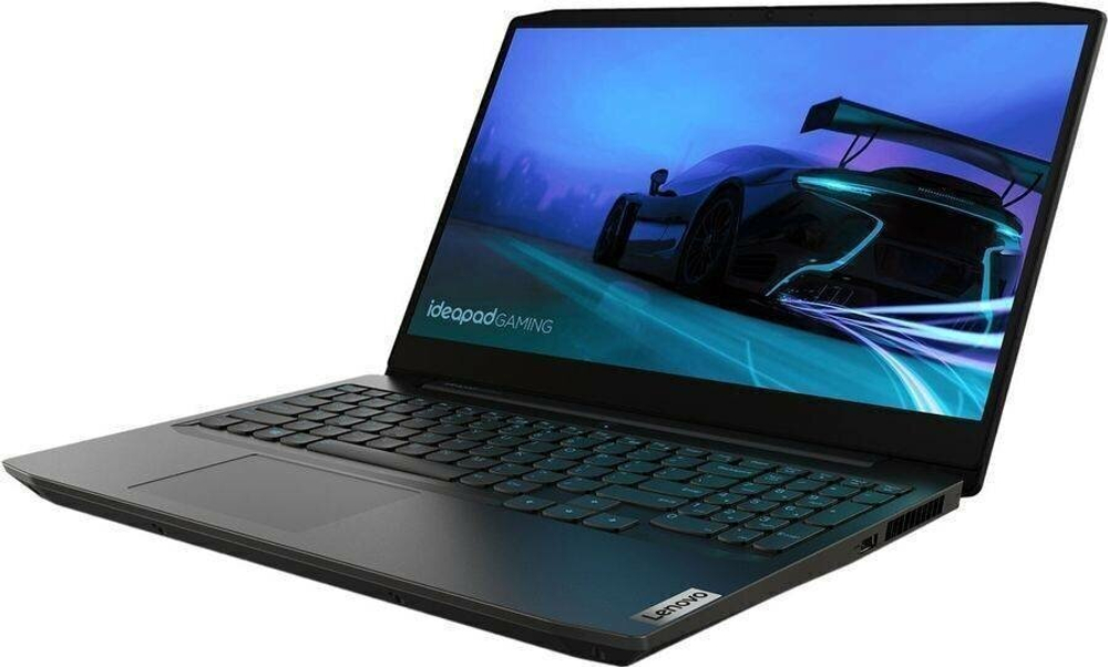 Ноутбук Lenovo Ideapad Gaming 3-15ARH05. Конфигурация: AMD Ryzen 5 4600H 3.0ГГц/16ГБ/512ГБ SSD/NVIDIA GeForce GTX 1650 Ti 4 ГБ/Free DOS/15.6 " 1920х1080 120Hz/B1