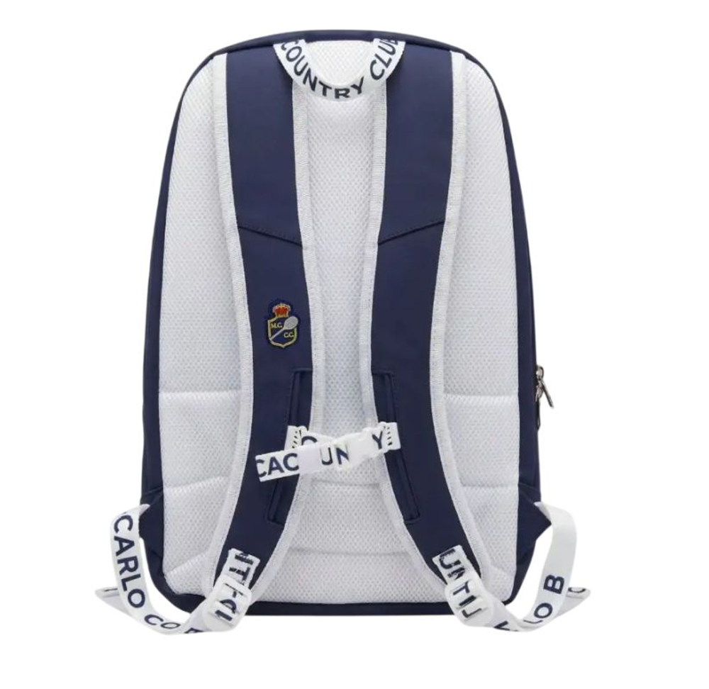 Рюкзак теннисный Monte-Carlo Country Club MCCC Logo Print - navy/white