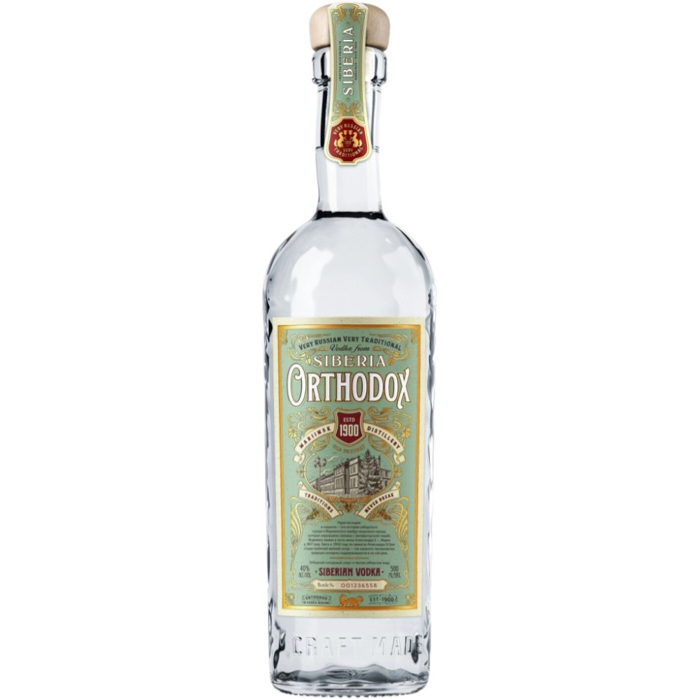 Водка Orthodox Siberia 0,5 л.