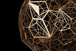 Pendant design lamp  Etch Web by Tom Dixon (Silver)