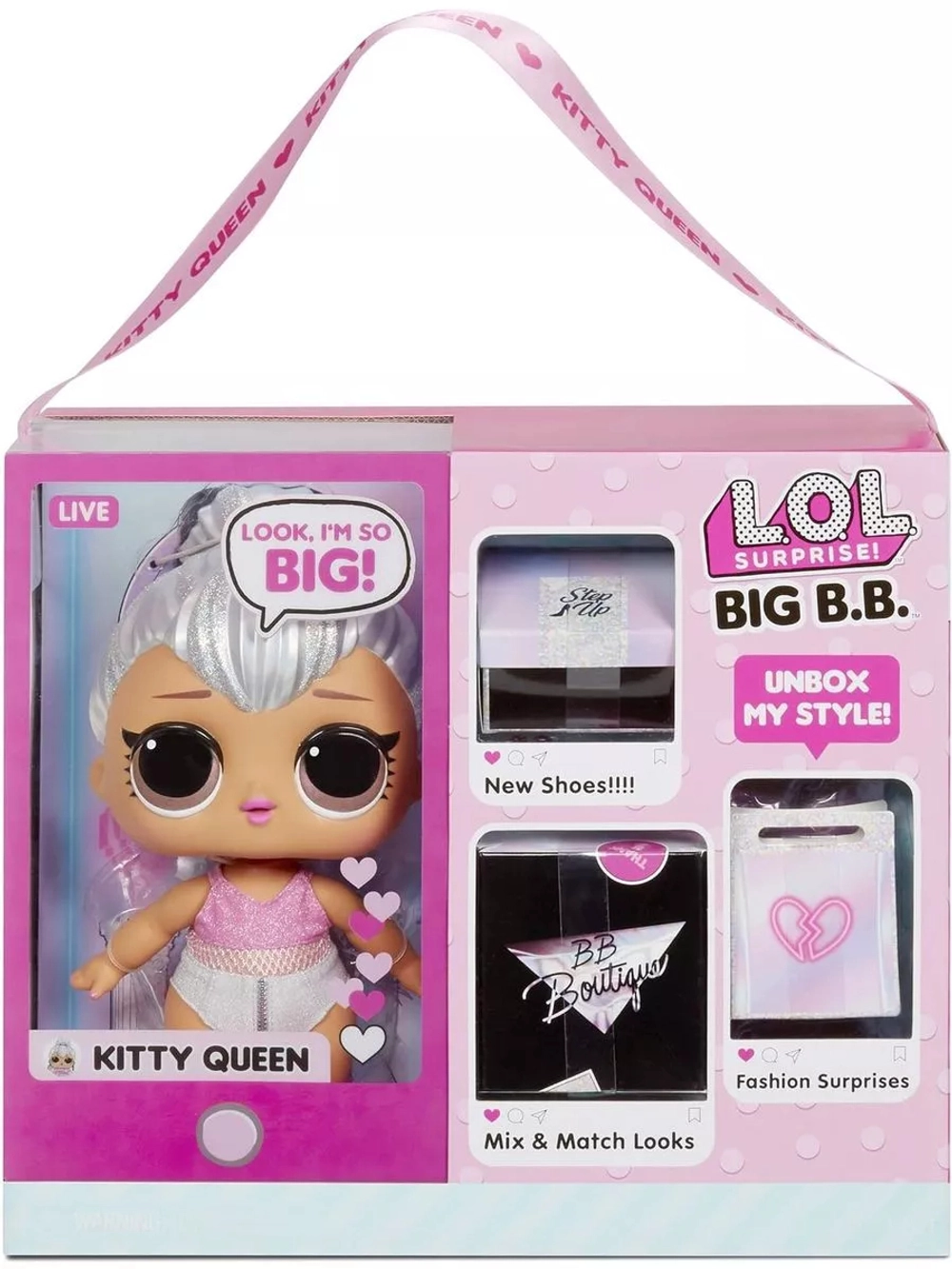 Большая кукла малышка Big B.B. Kitty Queen