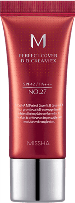 MISSHA ББ крем с идеальной кроющей способностью BB-крем MISSHA M Perfect Cover BB Cream EX SPF42/PA+++