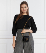 Кожаная сумка через плечо Micro Love Bag Bell Pinko - черный(100049 A14P)