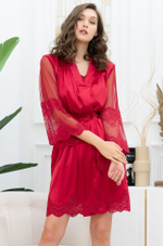 Халат 3893 Aurelia MiaMia (nero черный L/XL)