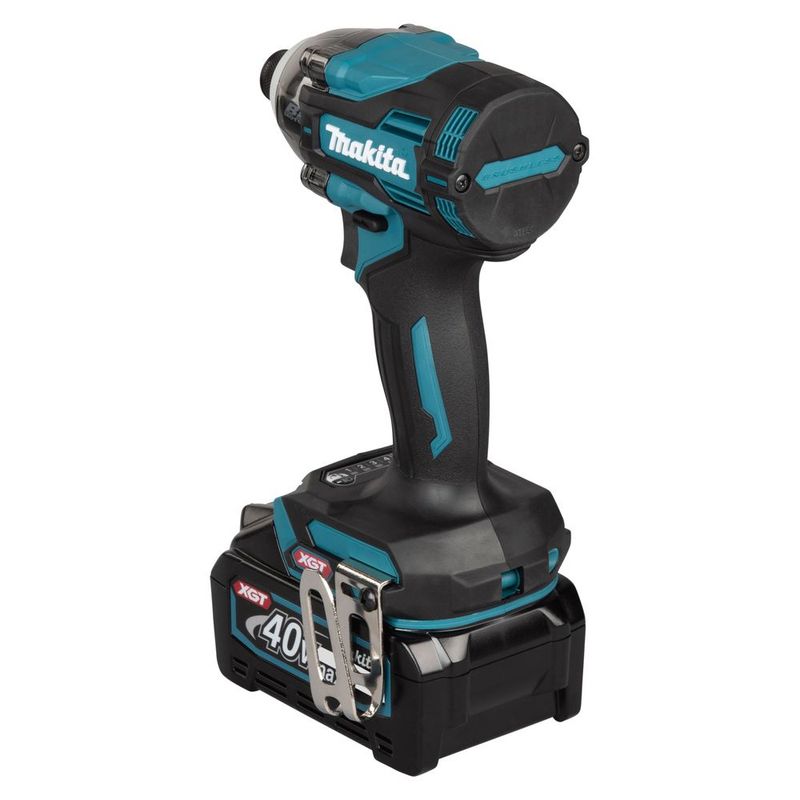 Makita TD004GD201 — аккумуляторный ударный шуруповёрт, 230 Н·м, с 2 АКБ 2,5 А·ч и ЗУ
