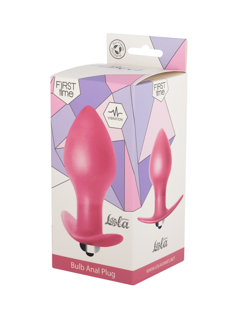Анальная пробка с вибрацией Bulb Anal Plug Pink (Батарейки ААА) 5006-01lola