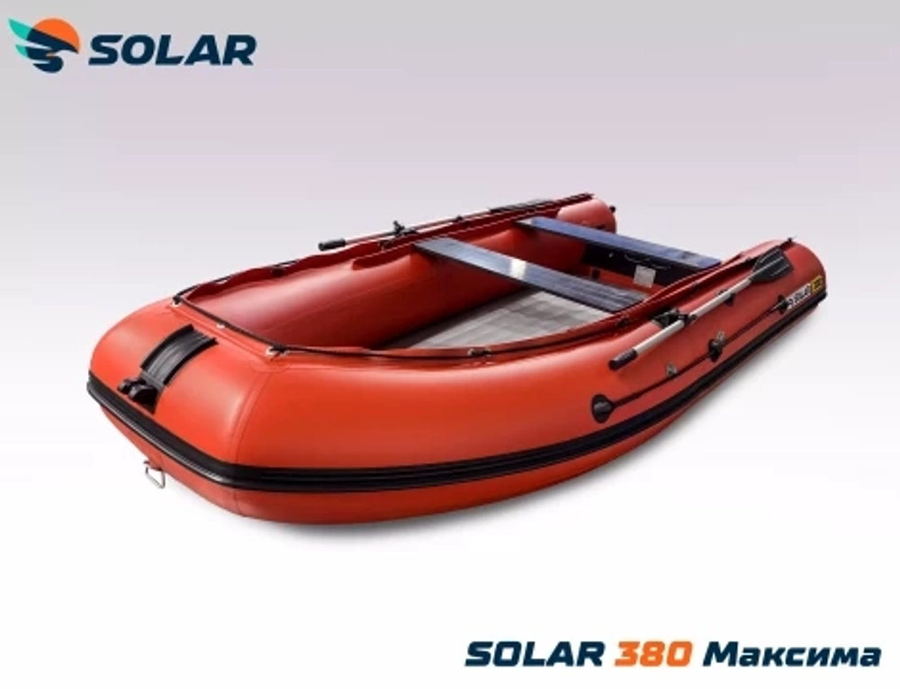 Лодка надувная моторная solar-380 к (максима)