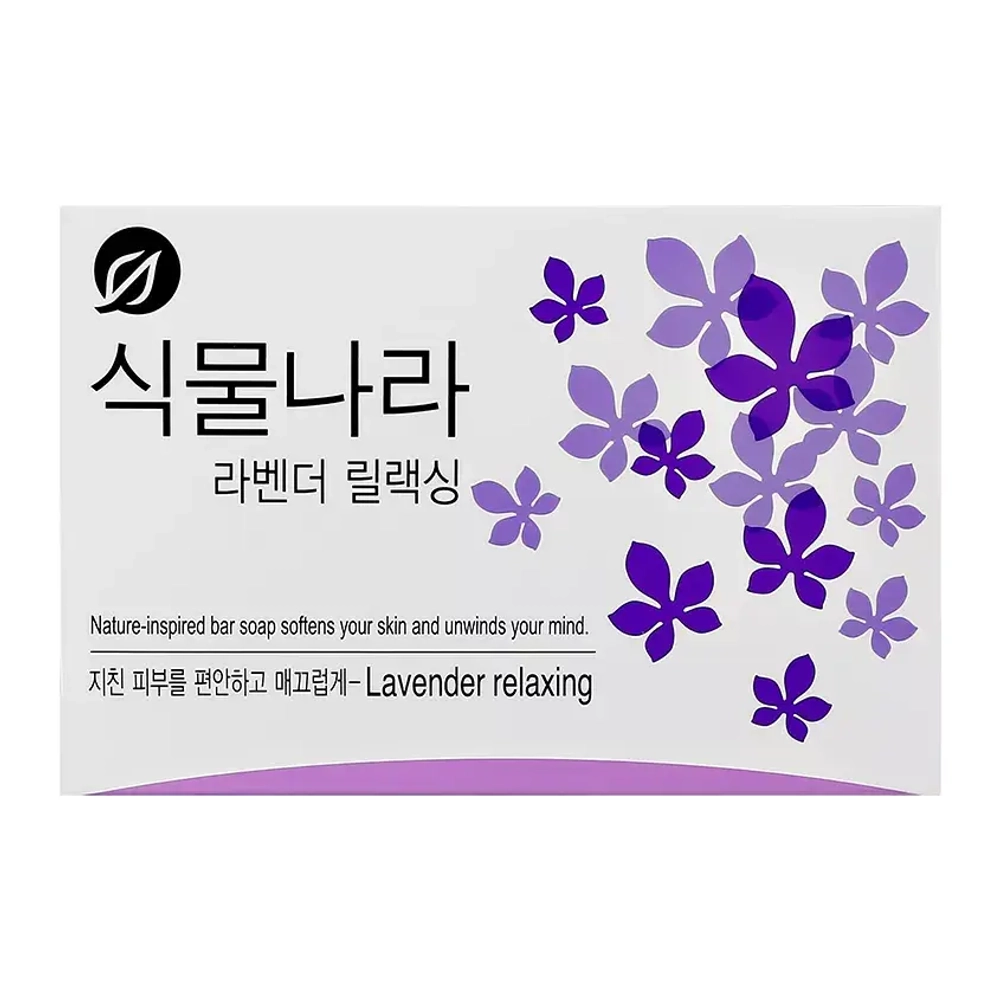 Мыло туалетное с экстрактом лаванды LION Shingmulnara Soap 100 гр