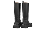 LOUIS VUITTON Ruby Flat High Boots "Black" Women"s
