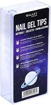 Гелевые типсы Galaxy "Балерина" 360 шт.