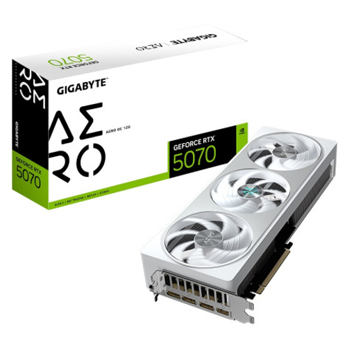 Видеокарта GIGABYTE GeForce RTX 5070 AERO OC (GV-N5070AERO OC-12GD)