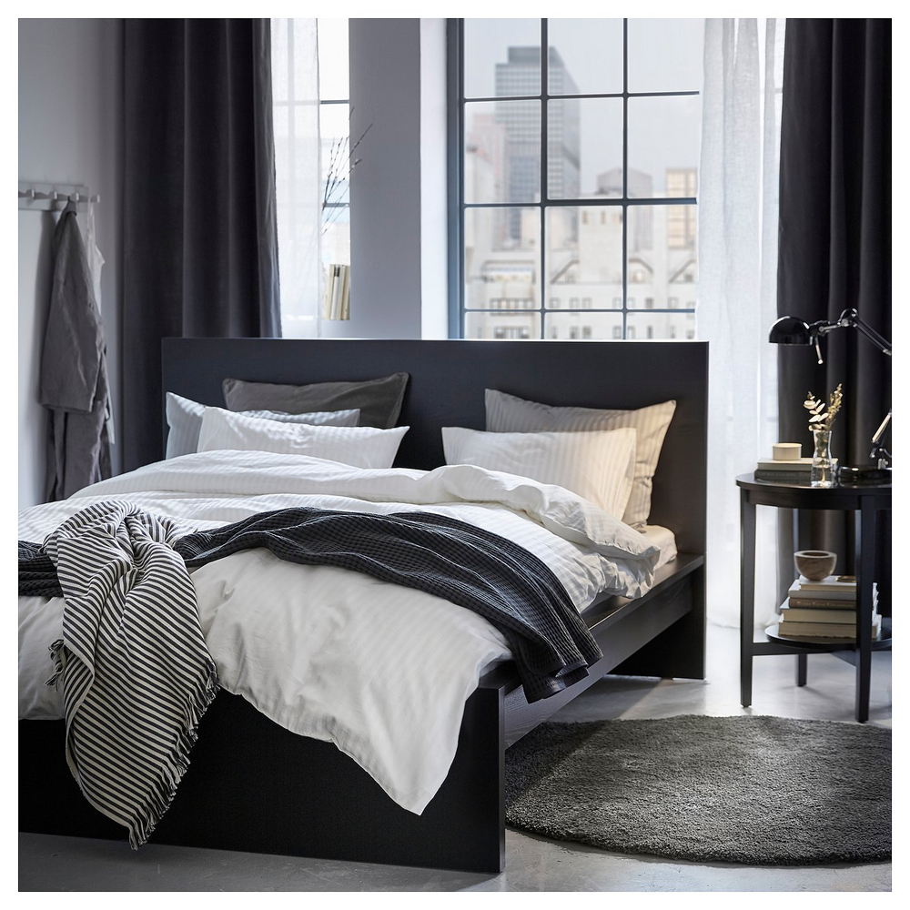 IKEA NATTJASMIN  (ИКЕА НАТТЙАСМИН)  -  Пододеяльник и 2 наволочки - белый 200x200/50x60 см