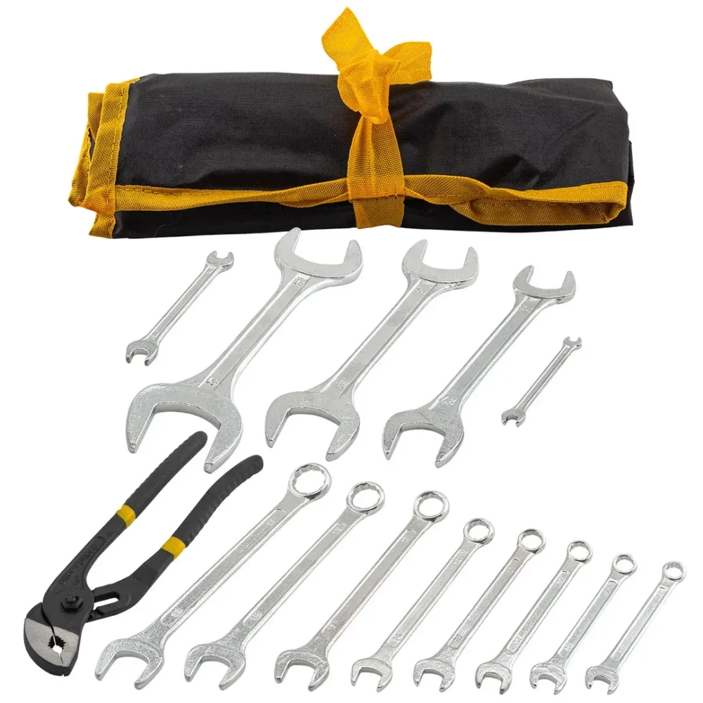 Набор ключей комбинированных и рожковых 12+2пр. WMC TOOLS WMC-5198P+2