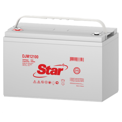 Аккумулятор STAR DJM12100 ( 100Ач / 12В ) AGM