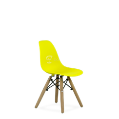 Стул детский Barneo N-1 Eames Style желтый