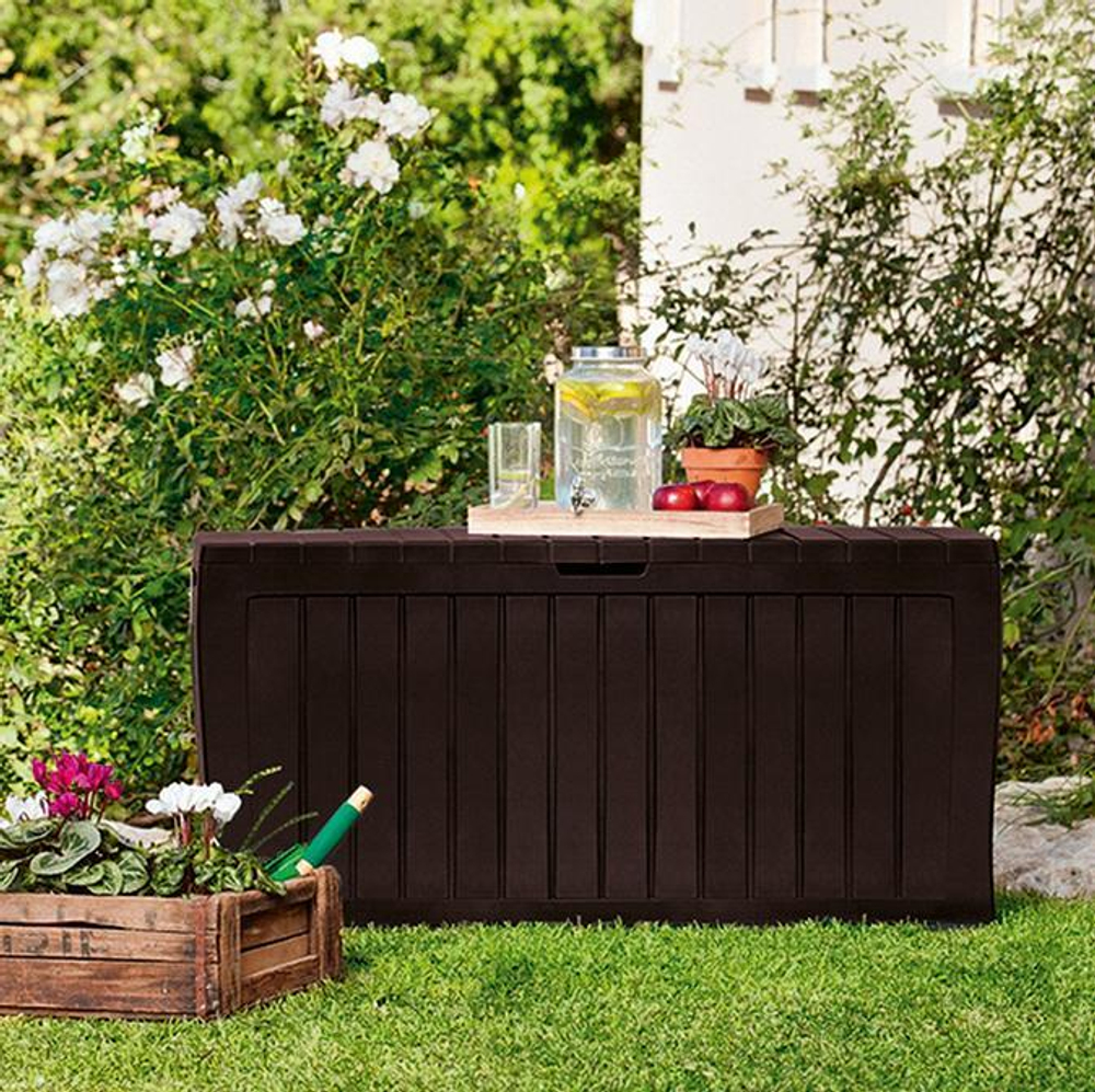 Пластиковый сундук Keter Marvel Plus 270 л brown