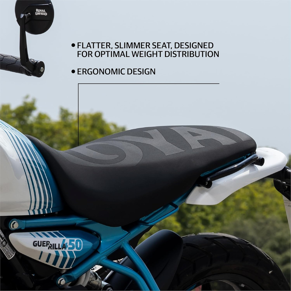 Водительское сиденье Royal Enfield, высокое, черного цвета, арт. KXA00464