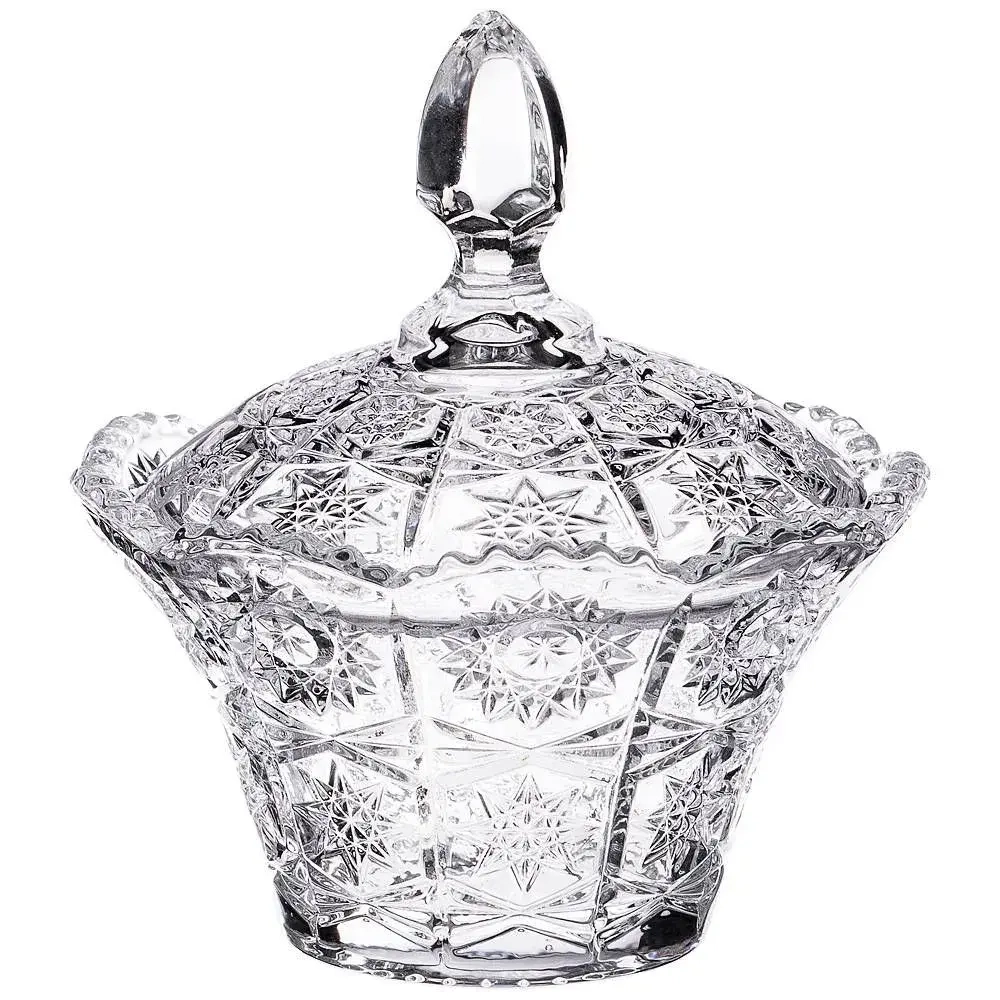 Конфетница muza crystal 12*12*13,5 см.