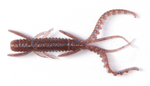 Виброхвосты съедобные Lucky John Pro Series HOGY SHRIMP 3" (76мм/10шт)