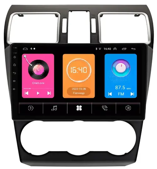 Магнитола для Subaru Forester, Impreza, XV 2015-2018 - GT9-9036 на Android 10