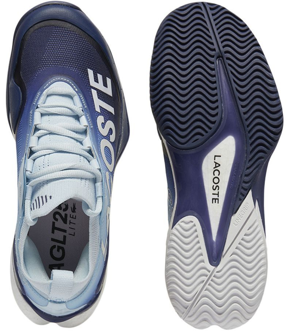 Мужские кроссовки теннисные Lacoste Sport AG-LT25 Lite 125 1 SMA - небесный