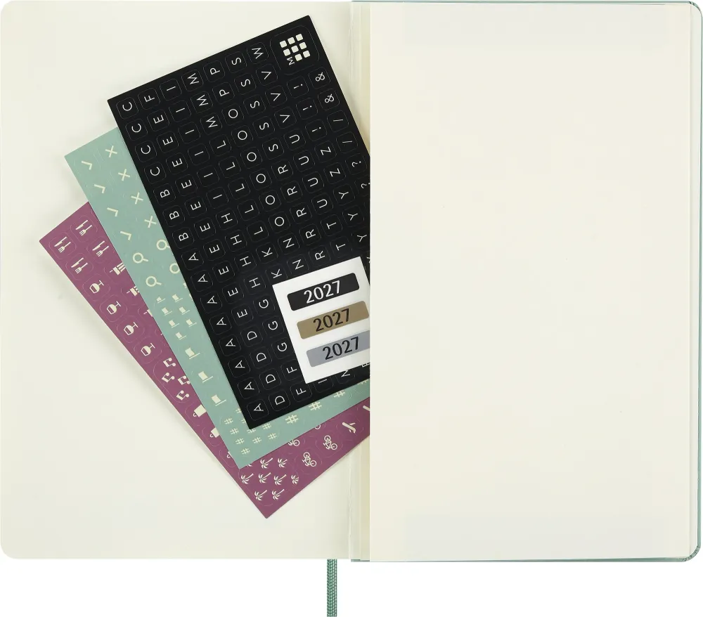 Еженедельник Moleskine Classic WKNT Large зеленый (DHK812WN3) 5